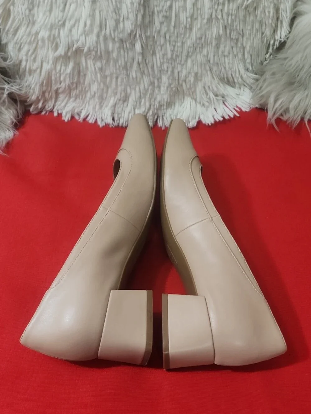 Naturalazer Women's Huntley Square Toe Block Blush Nude